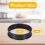 6Pcs Crumpet Rings 4 Inch Double Rolled Round Mold for Baking Cooking 3