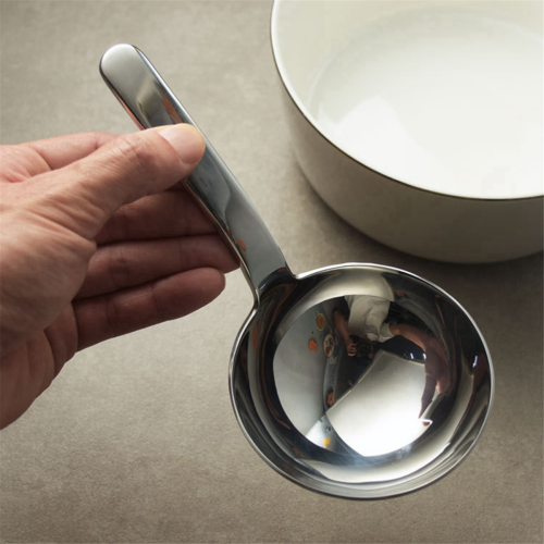 Stainless Steel Thickened Deep Soup Ladle Short Handle 2