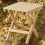 Small Folding Stool Portable Wooden Chair 28x36x29cm 10