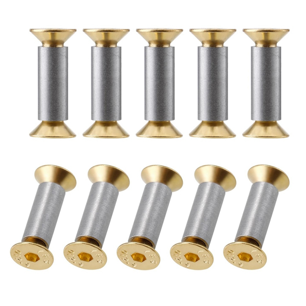 10 Packs Knife Handle Screws Rivets Bolts Fasteners 4852657719271