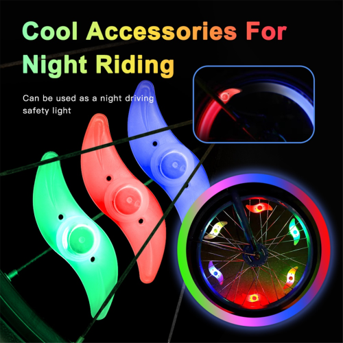10PCS Bicycle Spoke Light LED Neon Tire Flash Waterproof 2