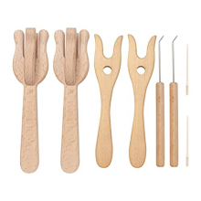 Portable Knitting Fork and Needle Kit, Lucet Crochet