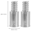 2Pcs Threaded Tip Replacement Repair Kit 6