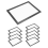 10PCS A5 Magnetic Diamond Art Frames, Frames Black 4