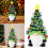 Christmas Decorations - 6.2Inch Lighted Up Gnomes Tree 9