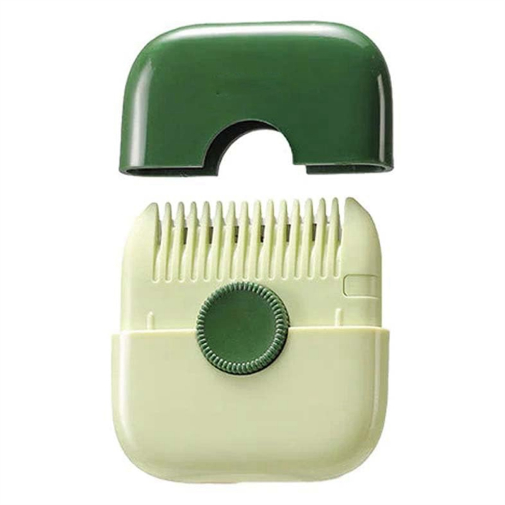 Saudism Unisex Green Hair Cutting Trimmer Barber Comb Bangs Cutter Remover,