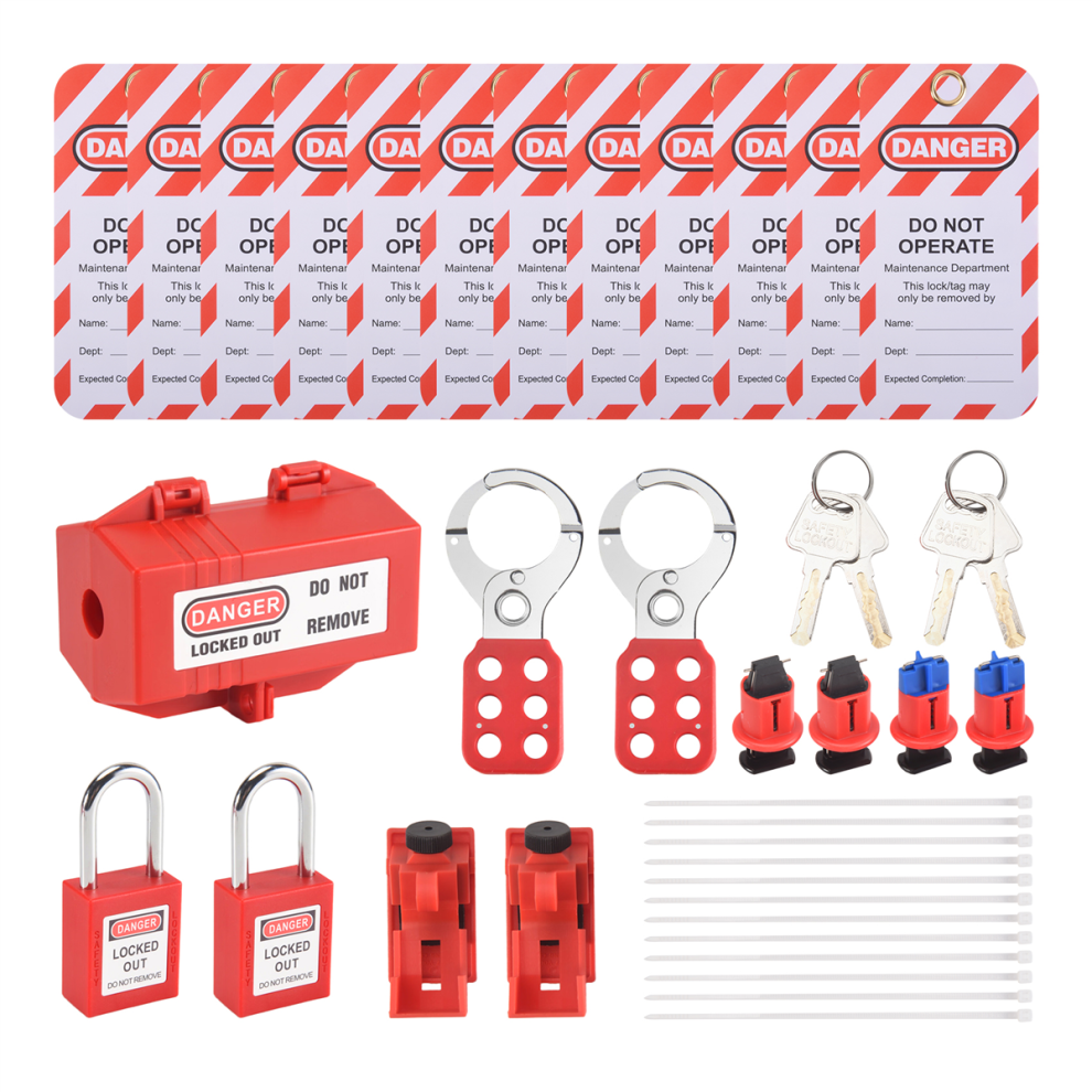 Electrical Circuit Breaker Lockout Tagout Kit, For Industry, Auto 4852657722035