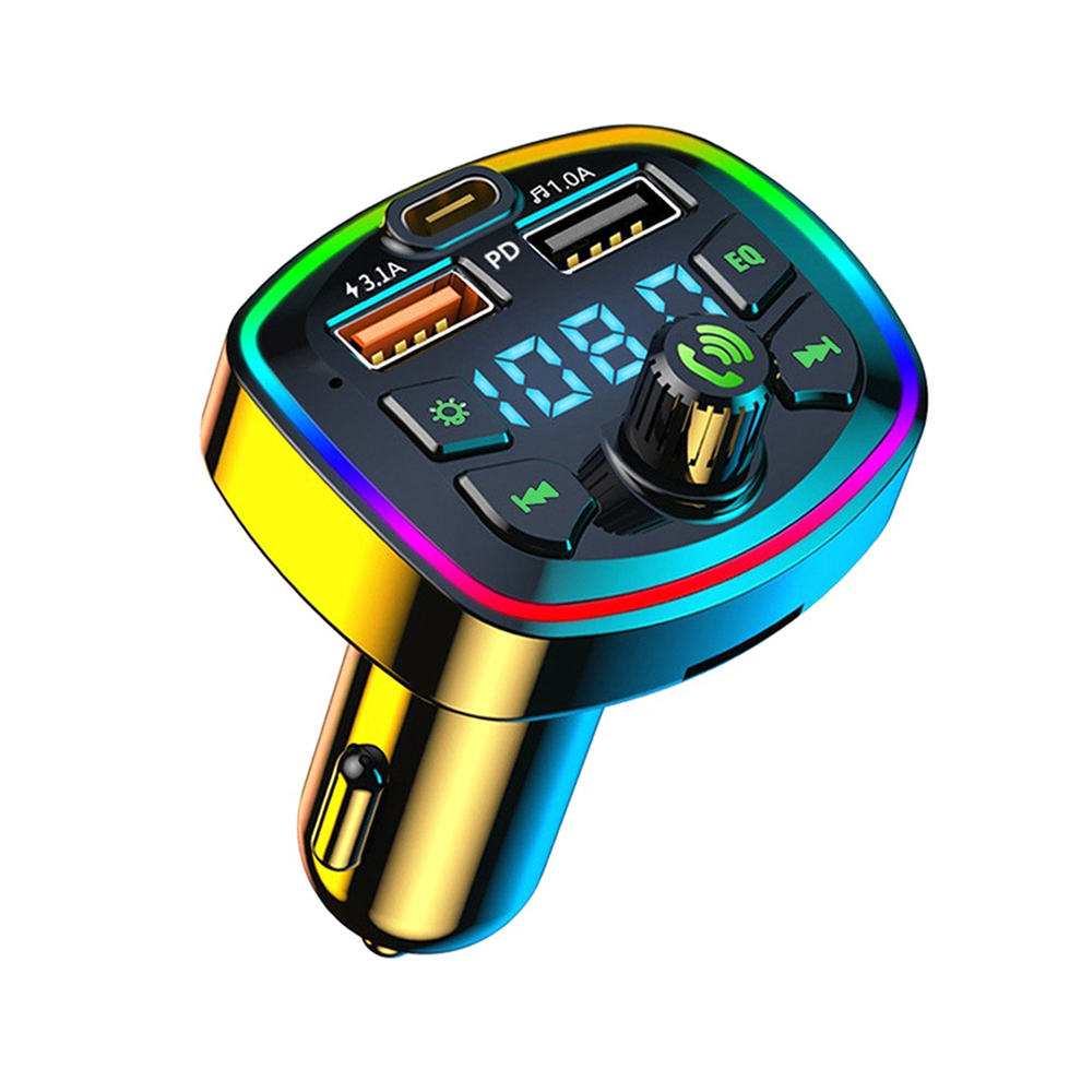 Car Bluetooth Fm Transmitter Mp3 Player Dual Usb Charger 4852657727849