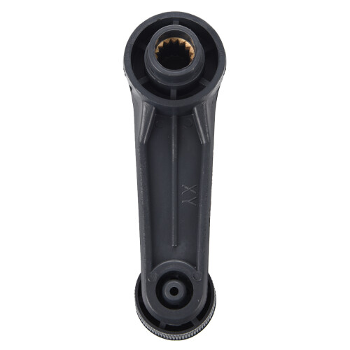 2 Pcs Gray Plastic Universal Car Window Winder Cranks Handle Lever 2