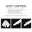 4 Pcs Home White Elastic Mattress Bed Sheet Grippers Clips 7