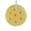 Yellow Round Bath Body Shower Soft Sponge w Hanging Loop 7