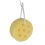 Yellow Round Bath Body Shower Soft Sponge w Hanging Loop 9