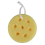 Yellow Round Bath Body Shower Soft Sponge w Hanging Loop 5