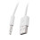 3.5mm Plug Audio AUX to USB 2.0 Adapter Charging Cable 1M White 4