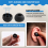 50 Pcs Black Earbuds Earpiece In Ear Buds 5