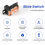 10Pcs High Knob 6 Pin 3 Position DPDT Panel Slide Switch 0.5A 50V DC 9