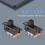 10Pcs High Knob 6 Pin 3 Position DPDT Panel Slide Switch 0.5A 50V DC 8