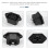 AC 250V 10A IEC 320 C13 Panel Mount Plug Connector Socket Black 5