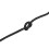 120cm laces round bottom safety reflective Color: black 9