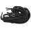 120cm laces round bottom safety reflective Color: black 2