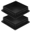 80mm x Square Plastic Caps Pipe Tube Inserts End Plug 2 Pieces 4