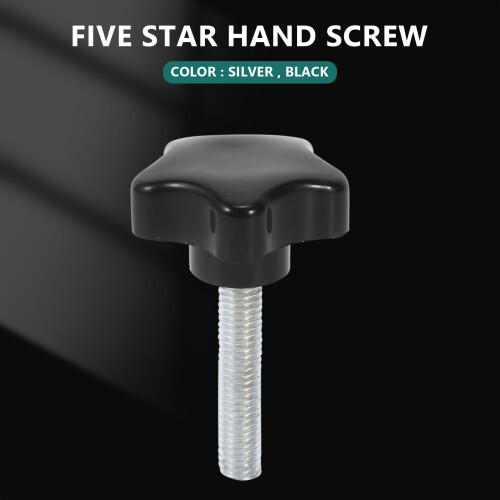 M8 x 40mm Screw Star Head Wing Clamp Knob Handle 2