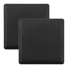 80mm x Square Plastic Caps Pipe Tube Inserts End Plug 2 Pieces