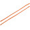 Parachute Rope 7 Core Strand for Climbing Buckle Orange 25FT 5