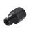 2 PCS motorcycle MIRROR ADAPTORS CONVERTS CLOCKWISE 8MM TO 10MM BLACK 10