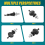 4 Tuning Pegs Pin for Ukulele and Other Various Instruments--Black 10
