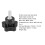 M6 x 15mm Male Thread Screw Star Head Locking Handle Black 2 Pcs 5