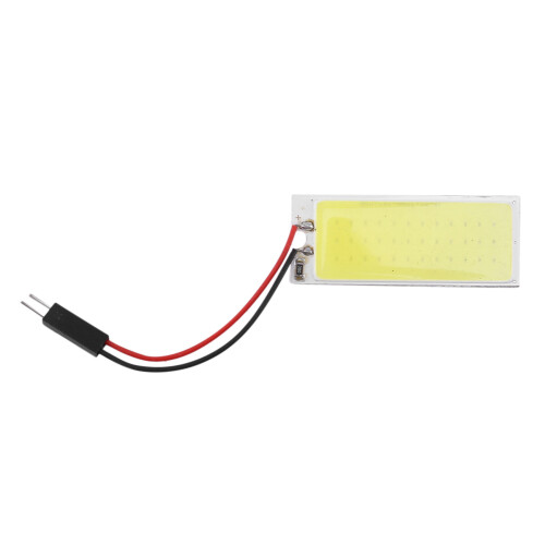 T10 501 W5W BA9S Festoon Dome 36 LED Panel Light Bulb Pure White 2