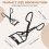 Cosmetic Tool Black Handgrip Curling Lashes Eyelash Curler 10