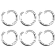 500-Piece Open Jump Rings for Jewelry Making, 4mm, Silver