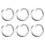 500-Piece Open Jump Rings for Jewelry Making, 4mm, Silver 1