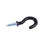 50 Pcs 1.1" Cup Mug Hooks Shouldered Metal Screw-in Black 9
