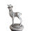 (Add a Gift Pouch) Red Deer Stag Hart Pewter Bottle Stopper 3