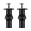 Toilet TOP FIX Seat Hinge Hole Well Nut Screw Rubber Back Pair 9