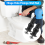 Toilet TOP FIX Seat Hinge Hole Well Nut Screw Rubber Back Pair 7