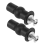 Toilet TOP FIX Seat Hinge Hole Well Nut Screw Rubber Back Pair 3
