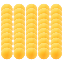 50 pcs 40 mm table tennis training balls, Yelow/White Random