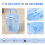 Blue mini roller travel suitcase personality wedding candy box 8