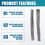 Refrigerator Door Handle Cover Kitchen Gloves for Fridge Oven gray 9