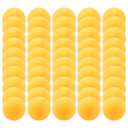 50 pcs 40 mm table tennis training balls, Yelow/White Random 1