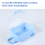 Blue mini roller travel suitcase personality wedding candy box 7