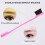 Double Sided Edge Control Hair Brush Comb 2 Pieces Pink and Black 6
