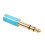 6.5mm 6.35mm Stereo Headphone AUX Cable Audio Adapter Plug (Blue) 1