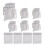 50Pcs / Pack Drip Coffee Filter Bag Portable Hanging Ear Style Tools 1