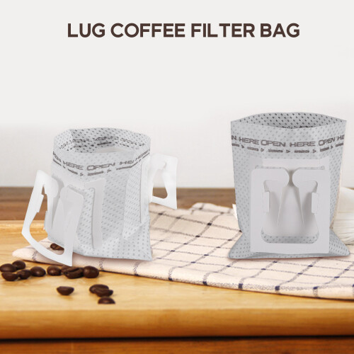 50Pcs / Pack Drip Coffee Filter Bag Portable Hanging Ear Style Tools 2
