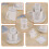 50Pcs / Pack Drip Coffee Filter Bag Portable Hanging Ear Style Tools 8